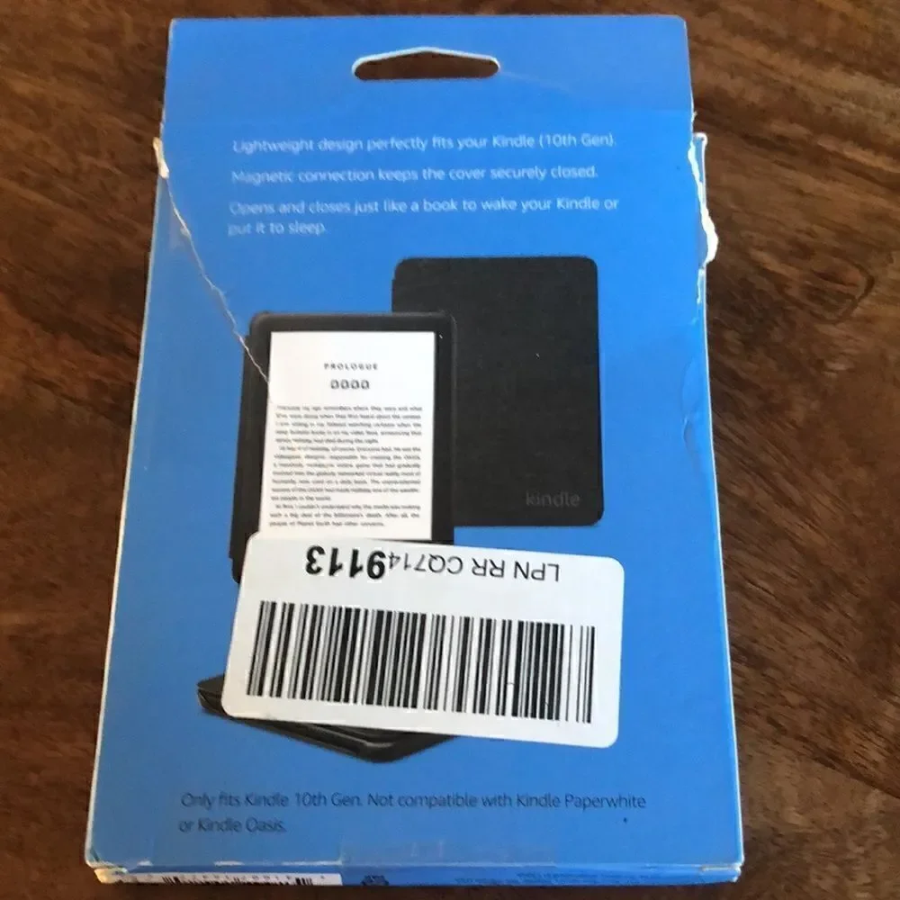 Kindle fabric color-charcoal black 10th generation only